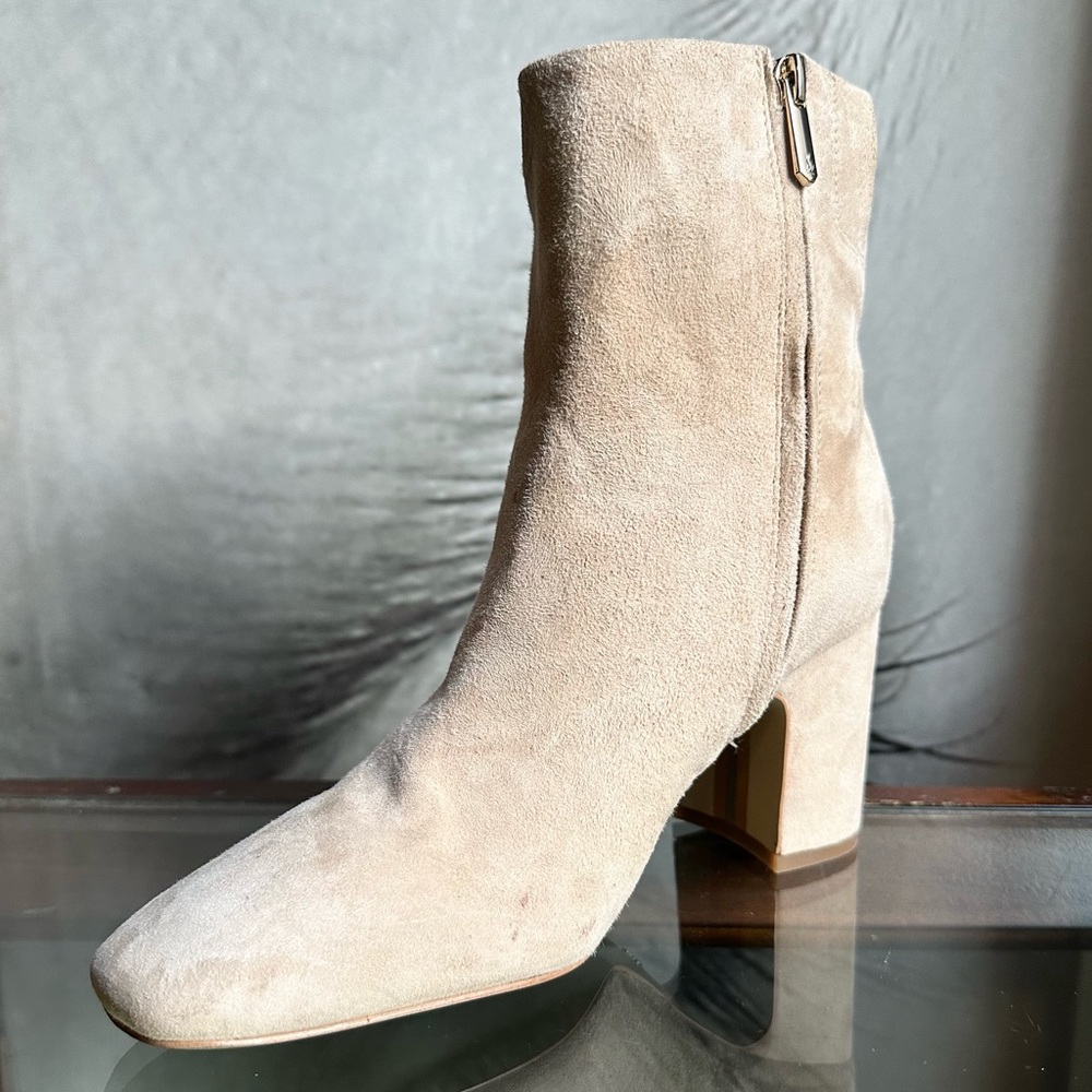 🌸SAM EDELMAN🌸 Fawn Booties Suede Warn Oat Suede size 8 - Picture 4 of 16